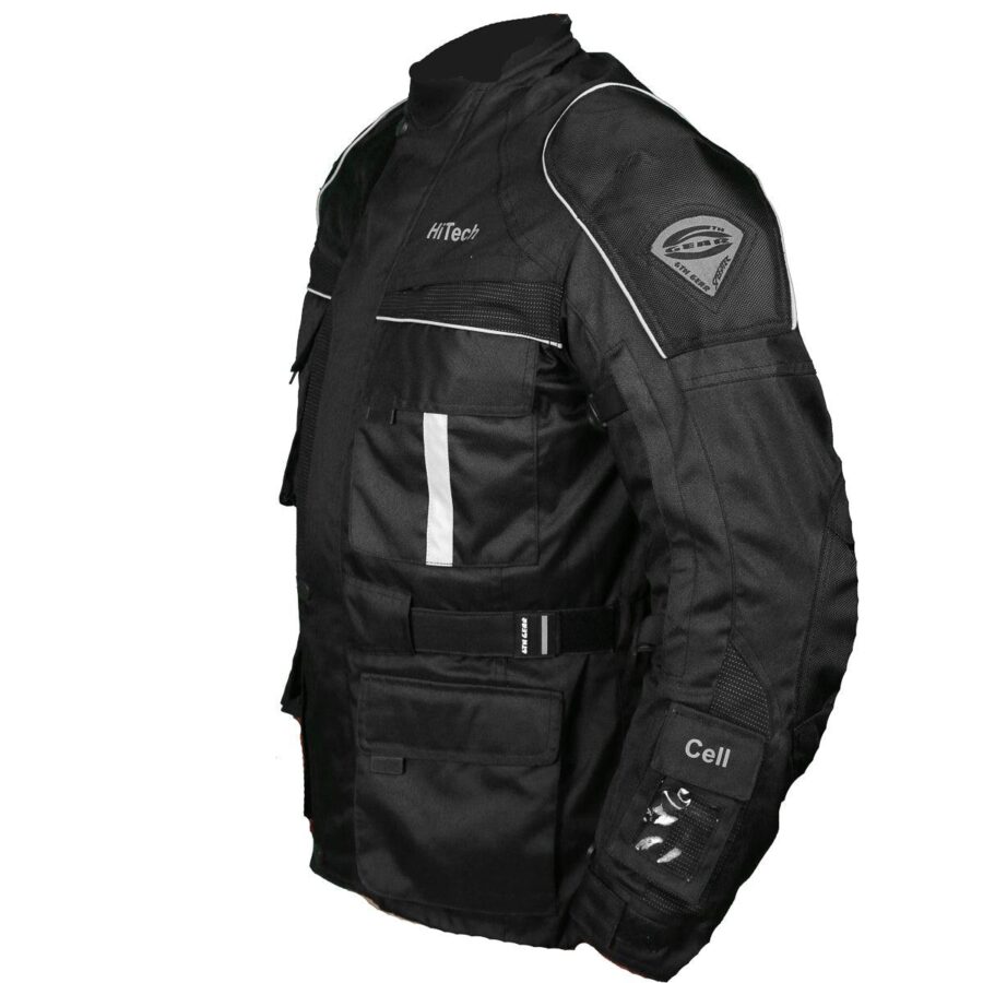 Ligamar Sonora Motorcycle Jacket – Black Protective Riding Gear - Image 2