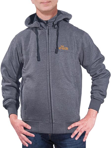 Ligamar Men’s Motorcycle Hoodie – Protective Riding Sweatshirt